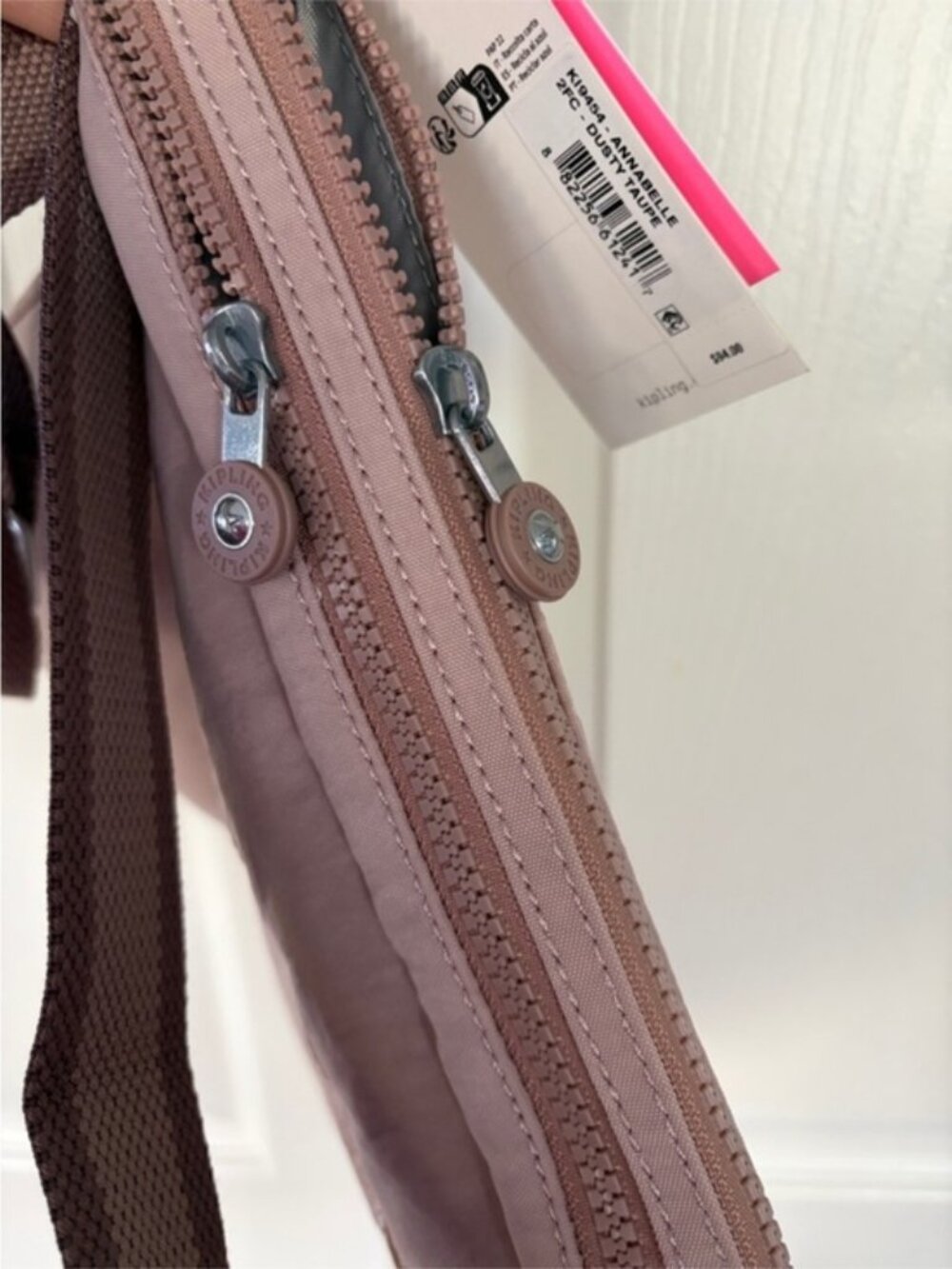 Kipling Women's Bag Annabelle Crossbody Bag in Dusty Rose Pink New with Tags - Picture 10 of 14